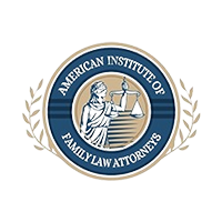 The american institute of family law attorneys logo.