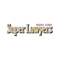 Rising stars super lawyers logo.