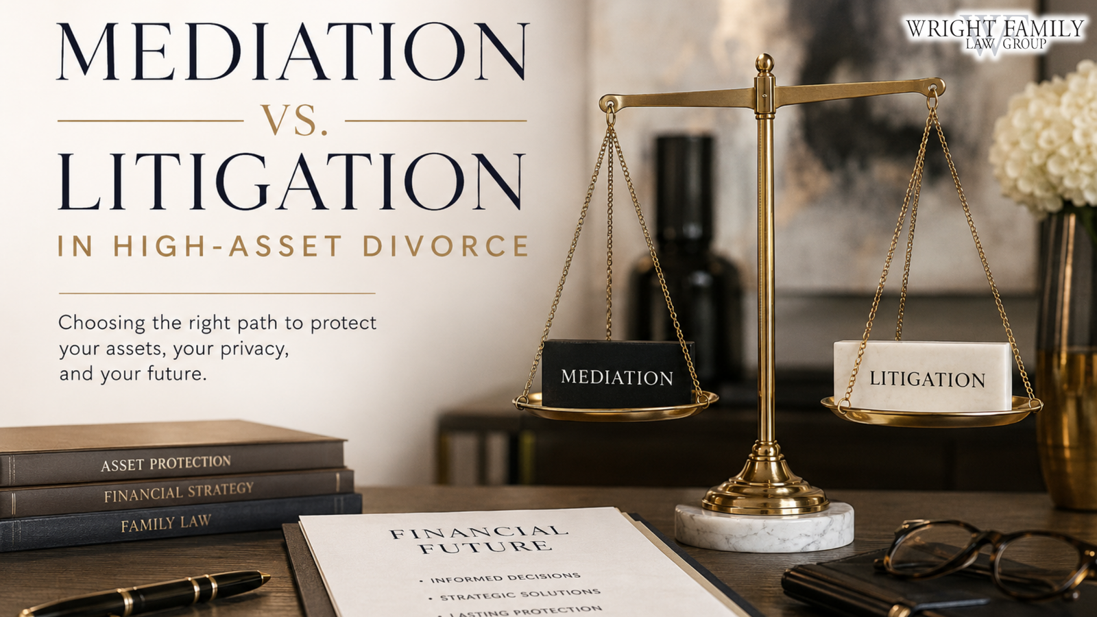 Mediation vs. Litigation in High-Asset Divorce